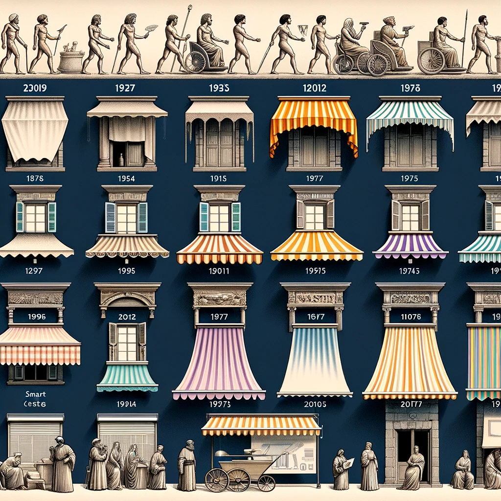 La storia delle tende da sole: un viaggio attraverso i secoli